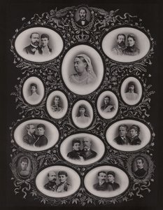 Kraliçe Victoria ve ailesi by English Photographer