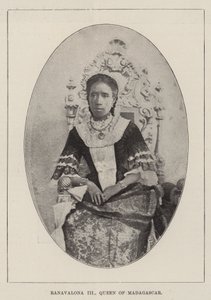 Ranavalona III, Madagaskar Kraliçesi by English Photographer