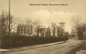 Ravenscourt Meydanı, Ravenscourt Park, Londra (s/b fotoğraf) by English Photographer