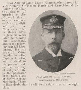 Tuğamiral J L Hammet, Deniz Manevralarında Hakem by English Photographer