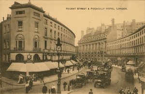 Regent Caddesi ve Piccadilly Oteli, Londra by English Photographer