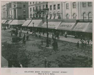 Röle ahşap karayolu Regent Street by English Photographer