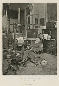 Richard Redgrave, Hyde Park Gate Stüdyosunda by English Photographer