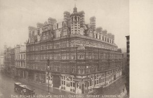 Richelieu Palace Hotel, Oxford Street, Londra B (s/b fotoğraf) by English Photographer