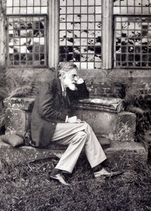 Robert Bridges, İngiliz şair (s/b fotoğraf) by English Photographer
