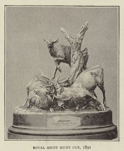 Kraliyet Ascot Avı Kupası, 1891 by English Photographer