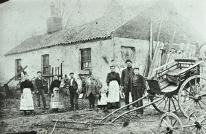 Saint Gothard Yolu: çiftlik evleri, 1880 by English Photographer