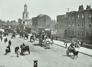 Saint Marks, Clapham Yolu: Kennington Yolu tarafından, 1894 by English Photographer