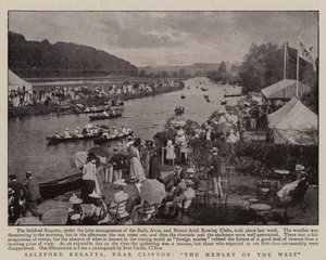 Saltford Regatta, Clifton yakınlarında, Batı