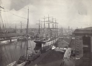 Salthouse Rıhtımı, Liverpool, Haziran 1897 by English Photographer