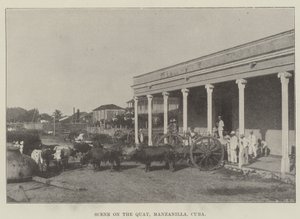 Rıhtımda Sahne, Manzanilla, Küba by English Photographer