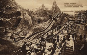 Manzaralı demiryolu, Imperial International Exhibition, Londra by English Photographer