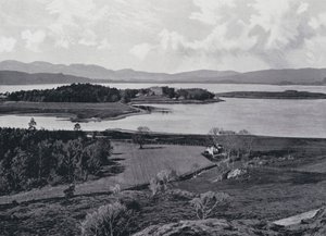 İskoçya: Dunstaffnage Kalesi (s/b fotoğraf) by English Photographer