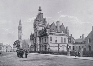 İskoçya: Greenock, Adliye Sarayı (s/b fotoğraf) by English Photographer
