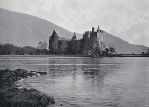 İskoçya: Kilchurn Kalesi (s/b fotoğraf) by English Photographer