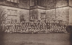 Sedbergh: Erkekler Grubu (s/b fotoğraf) by English Photographer