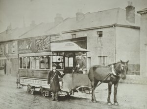 Red Deer terminalinde Croydon Tramways Company