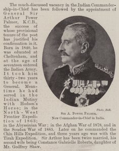 Sir A Power Palmer, Hindistan