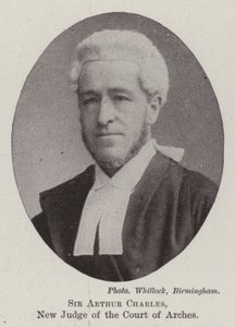 Sir Arthur Charles, Arches Mahkemesinin Yeni Yargıcı by English Photographer