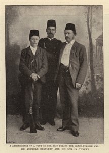 Sir Ashmead Bartlett ve Oğlu Türkiye'de by English Photographer