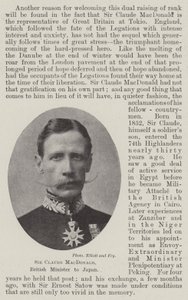 Sir Claude MacDonald, İngiltere