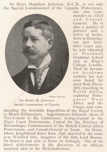 Sir Harry H Johnston, Uganda Özel Komiseri by English Photographer
