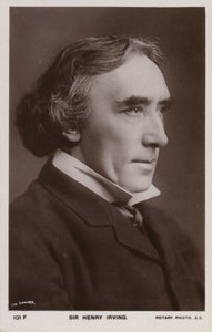 Sir Henry Irving, İngiliz tiyatro oyuncusu by English Photographer