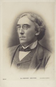 Sir Henry Irving, İngiliz tiyatro oyuncusu by English Photographer