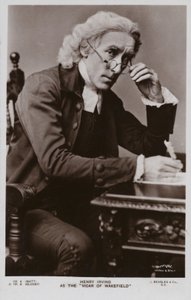 Sir Henry Irving, İngiliz tiyatro oyuncusu by English Photographer