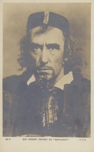 Sir Henry Irving, İngiliz tiyatro oyuncusu by English Photographer