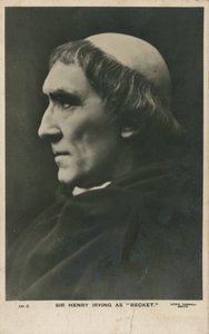 Sir Henry Irving, Becket olarak by English Photographer