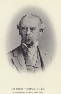 Sir Henry Thompson, FRCS (b/w fotoğraf) by English Photographer