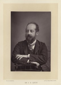 Sir James Dromgole Linton, suluboya ressamı by English Photographer