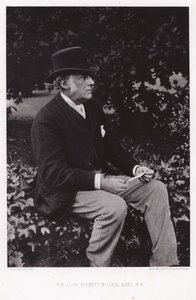 Sir John Everett Millais, İngiliz sanatçı by English Photographer
