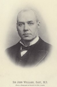 Sir John Williams, Baronet, MD (b/w fotoğraf) by English Photographer