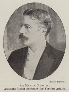 Dışişlerinden Sorumlu Müsteşar Yardımcısı Sir Martin Gosselin by English Photographer