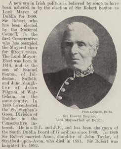 Sir Robert Sexton, Dublin