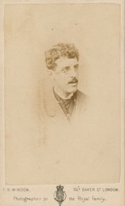 Sör Squire Bancroft by English Photographer