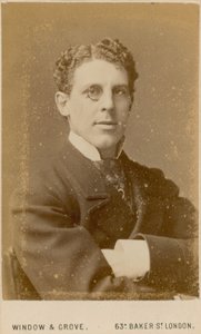 Sör Squire Bancroft by English Photographer
