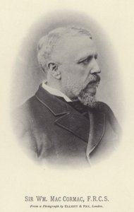 Sir William MacCormac, FRCS (b/w fotoğraf) by English Photographer