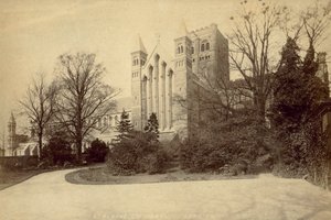 St Albans Manastırı (b/w fotoğraf) by English Photographer
