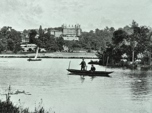 Yıldız ve jartiyer evi, Richmond Hill, Richmond: genel görünüm, 1895 by English Photographer