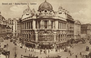 Strand ve Gaiety Tiyatrosu, Londra by English Photographer