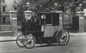 Taksi kabinleri - Elektrik, 1897-1900 by English Photographer