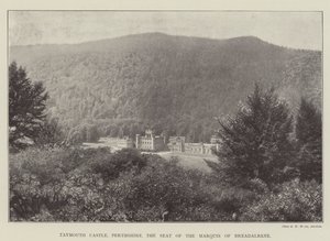 Taymouth Kalesi, Perthshire, Breadalbane Markisinin Koltuğu by English Photographer
