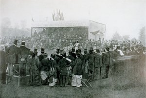 Tenis Tekler Müsabaka Turu: J T Hartley v H F Lawford by English Photographer