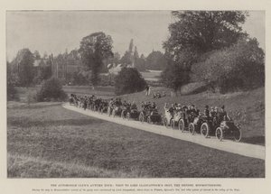 Otomobil Kulüpleri Sonbahar Turu, Lord Llangattocks Koltuğu, Hendre, Monmouthshire Ziyareti by English Photographer