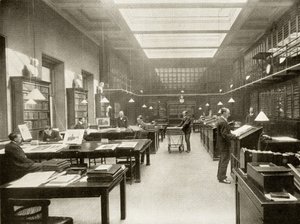 British Museum Baskı Odası, c.1900, George Bell und Sons tarafından yayınlanan Alfred Whitman