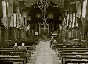 The Chapel, Chelsea Hastanesi (s/b fotoğraf) by English Photographer