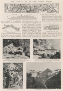 Simplon Tüneli İnşaatı